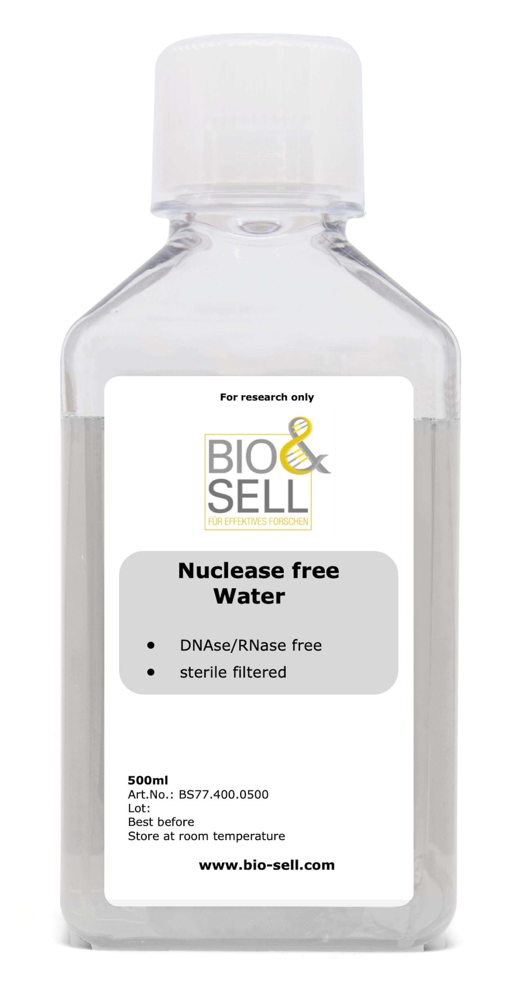 Nuklease freies Wasser BioSELL